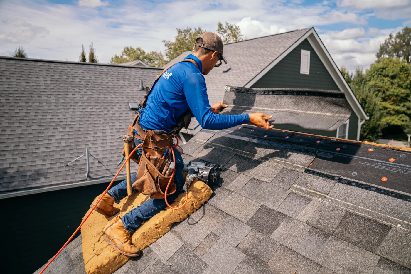 Commercial roof inspection documented in Pennville