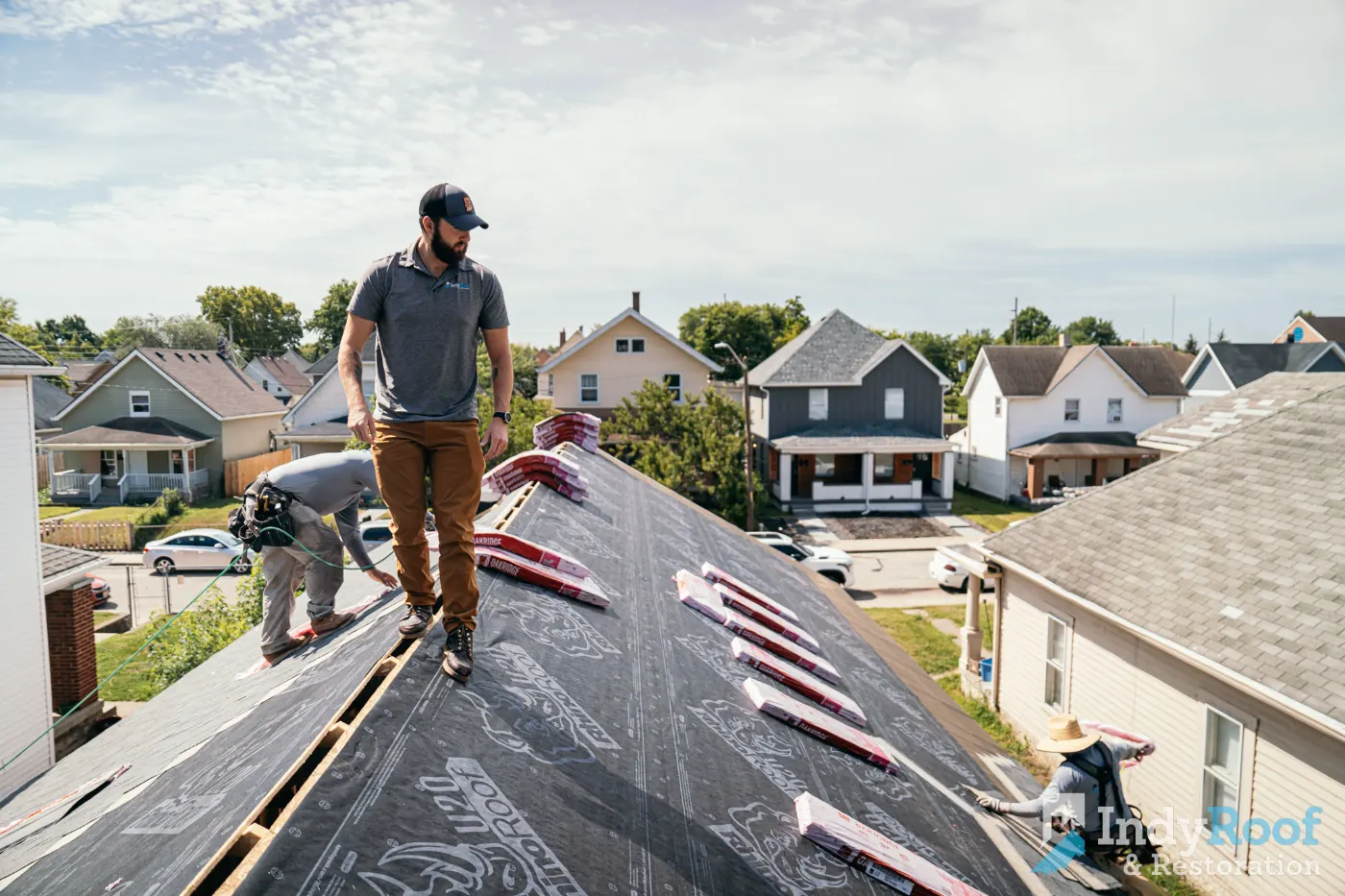Flashing and seam work in Pennville